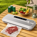 Machine sous vide écran tactile – 80 kPa, 4 modes humide/sec, cutter intégré, 10 sacs offerts