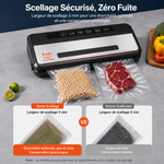 Pack Malin sous vide | Machine 7-en-1 80 kPa + 100 sacs gaufrés