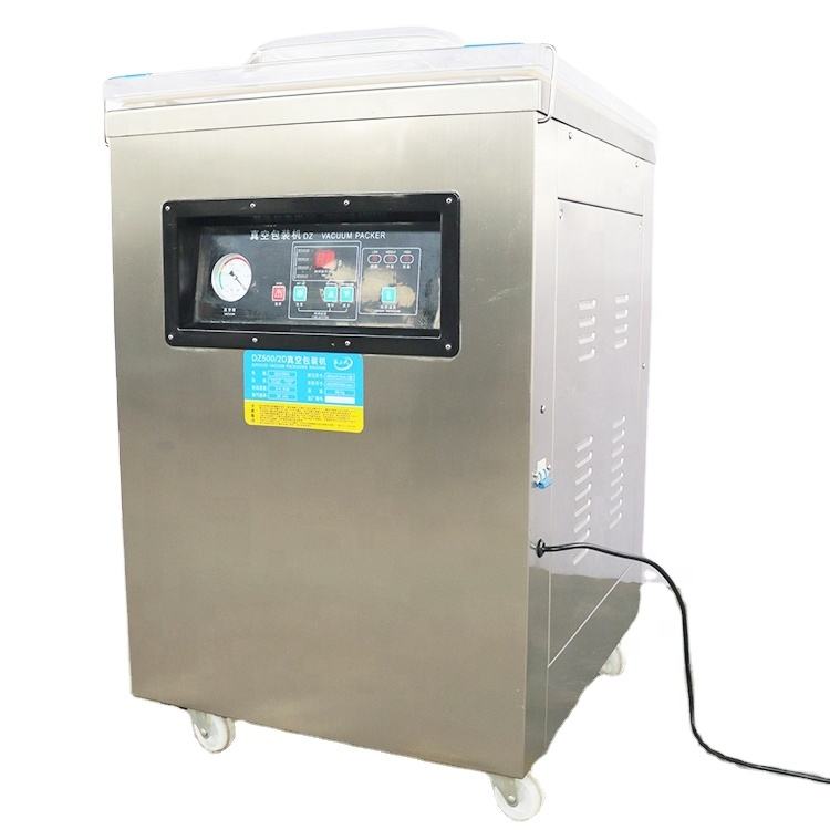 Machine sous vide professionnelle à double chambre – inox 304, soudure 600 mm, usage industriel