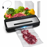 Machine sous vide 7-en-1 – 80 kPa, moteur 120 W, cutter intégré, mode bocal, 10 sacs + rouleau