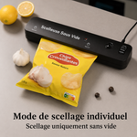 Machine sous vide de table – barre 28 cm, sec/humide, forte aspiration, 10 sacs offerts