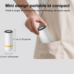 Machine sous vide sans fil rechargeable – pompe automatique 60 kPa, USB-C, nomade et ultra-compacte